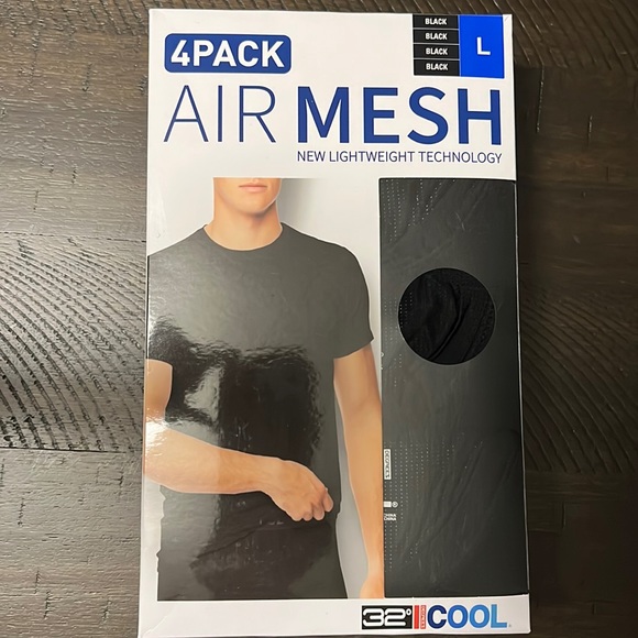 32 Degrees Cool Air Mesh T Shirt Nwt 